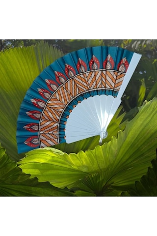 Yelpaze Serinletici Summer - Yaz Konsept Etnik Desen 3 Adet