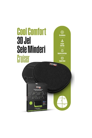 Cool Comfort 3d Jel Motosiklet Sele Minderi Cruiser
