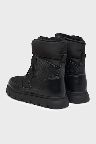 Guess Mabry Logolu Kalın Tabanlı Bot Kadın Bot Flfmab Fab10 Black Siyah