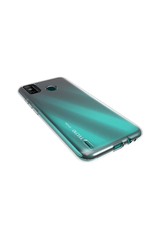 Tecno Spark 6 Go Kılıf Lüx Şeffaf Silikon Kılıf