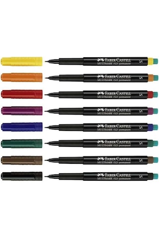 Faber-Castell Multimark 1523 S Permanent 0.4 MM 8'li Asetat Kalemi