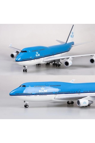 Klm Air Boeing 747 Yolcu Uçağı Model Uçak 1/160 Ölçek 47cm