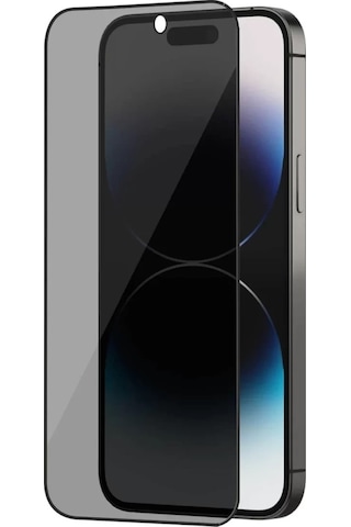 Mey İthalat Apple iPhone Uyumlu 17 Pro Bilvis 3x Ar Hayalet Cam Ekran Koruyucu - Siyah