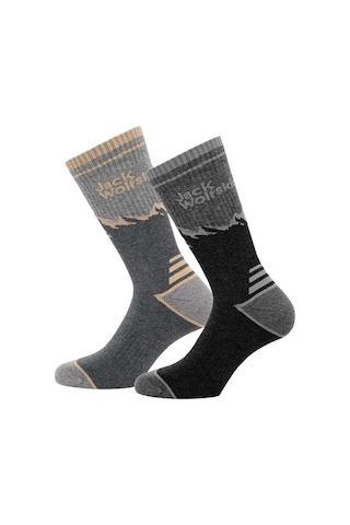 Jack Wolfskın Jack Wolfskin Mount Multi Cl C Unisex Siyah Çorap 6069 Siyah