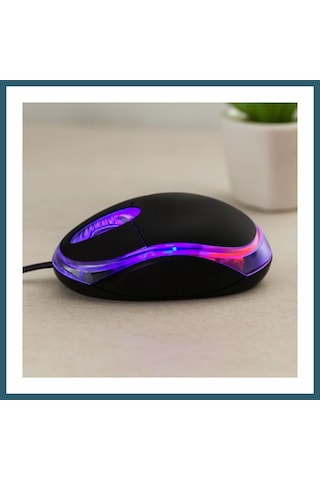 Bezos Kablolu Optik Mouse 1200 Dpı Siyah Usb, 110 Cm Ob