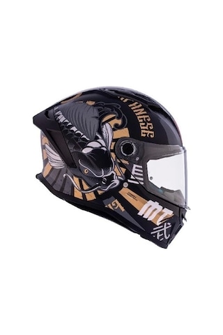 Mt Helmets Stınger 2 Krt B9 Motosiklet Kaskı Mat Siyah