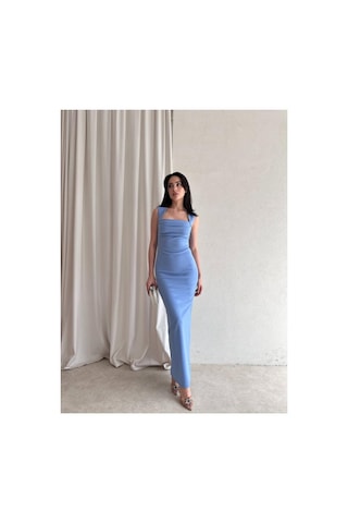 Candybia Kadın Maxi Elbise - Bebe Mavi Mavi