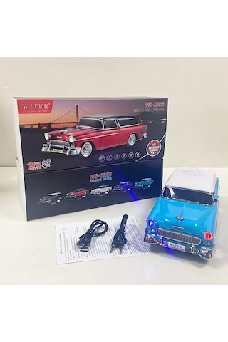 Chevrolet Ws-1955bt Belair 1955 Model Bluetooth Hoparlör 4741