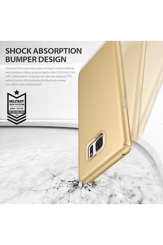 Ringke Slim Galaxy Note 7 Fe İle Uyumlu Kılıf Royal Gold
