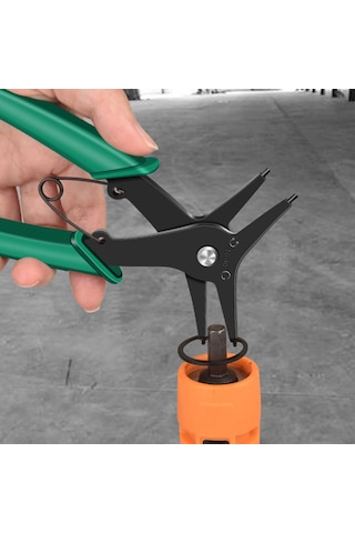 Honmex 2'li 1 Tasarım Yüksek Karbon Çelik Snap Ring Pliers - Tamir Bakım İçin Açılır Tutuculu El Aracı