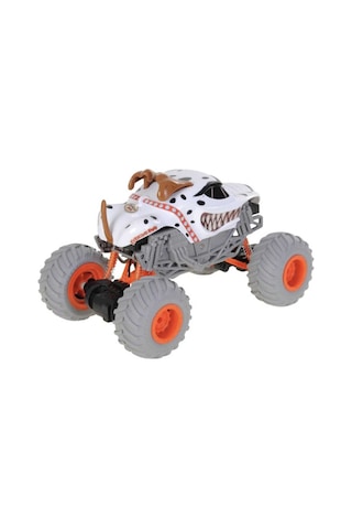 Monster Truck Tasarımlı Uzaktan Kumandalı Off Road Jeep 25 Cm Turuncu Beyaz Siyah Çok Renkli