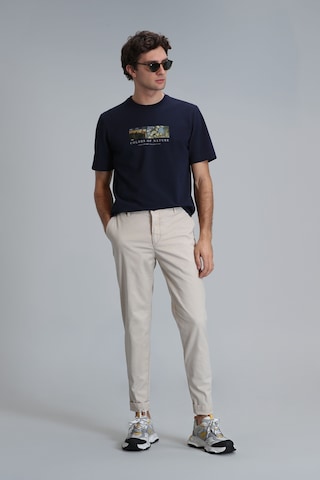 Lufian Tom Smart Erkek Chino Pantolon Slim Fit Bej Bej 111190313100550 Bej