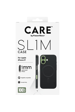 Panzerglass Care Süper İnce Kılıf Apple iPhone Uyumlu 17 Siyah