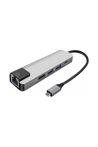 Ally 5in1 Usb 3.1 Type C To Hdmı 2xusb 3.0 Rj45 Ethernet Dönüştürücü Adaptör- 5775 Renkli
