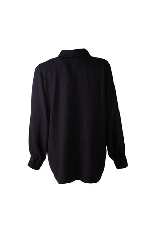 Trender Siyah Kadın Gömlek O6716 Siyah