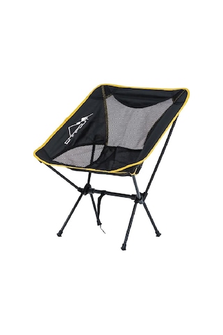 Campout Pratik Katlanır Kamp Sandalyesi Siyah