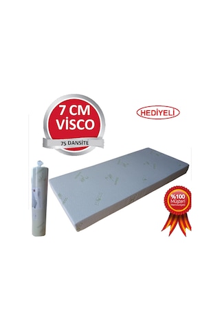 Yatakmerkezi 100X200 Visco Yatak 7 Cm Visco 75 Dansite