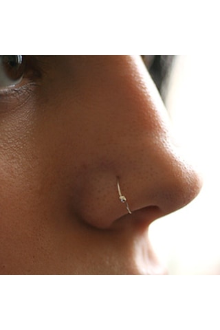 Gümüş Piercing Gmp1254 Altınsepeti Beyaz