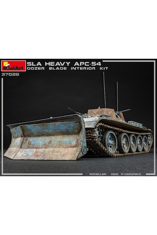 Miniart Dozer Bıçaklı Sla Apc T-54 Interior Kit