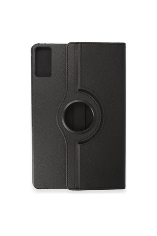 Xiaomi Redmi Pad Se 4g Uyumlu Kılıf 360 Tablet Deri Kılıf - Siyah Arka Kapak