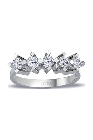 Lova G Renk 0,55 Karat Pırlanta Beştaş Yüzük - 1070182