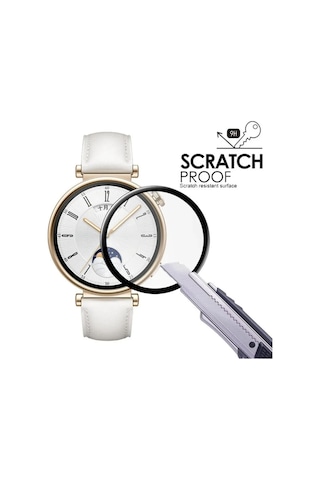Huawei Watch Gt 4 46mm Uyumlu Saat Ekran Koruyucu Tam Kaplar Ppma Pet Cam