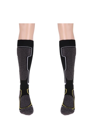 Dolıty Erkekler Kayak Çorapları Sıcak Kış Sporları 43-46 Siyah