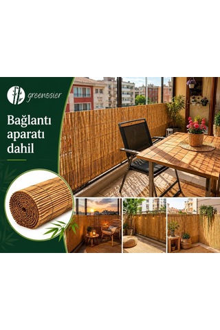 Greenosier 1mx2m Hasır Kamış Çit
