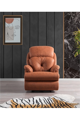 Alen Motorlu Koltuk Rehome Sinema Koltuğu 85x97x110 Cm Kiremit