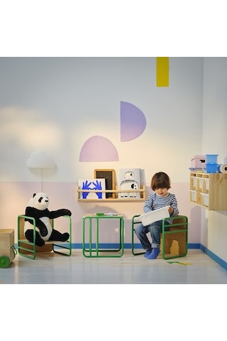 Ikea Smaskrake Çocuk Sandalyesi, Yeşil