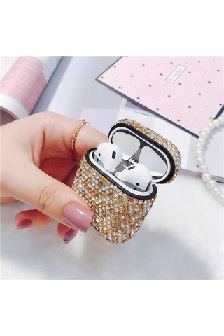 Apple AirPods Uyumlu Kılıf Zore Diamond Silikon No3