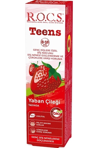 Mey İthalat .teen Yaban Çileği Diş Macunu 8-18 Yaş 60 Ml Acı - Portakal