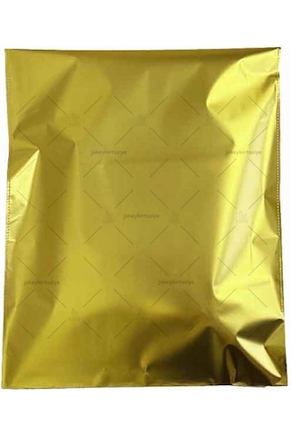 Mat Metalize En:25cm X BoY:35cm Bantlı ALTIN Hediye PK.(20 adet