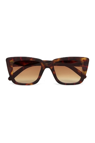 Okkia Elba Unisex Güneş Gözlüğühavana / Lens : Kahverengi Gradyan Kahverengi - Leopar