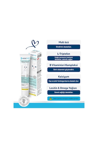 Onevet Kedi Maltı 50 Gr Relax Paste Rahatlatıcı Malt Macunu