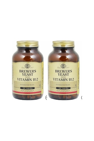 Solgar Brewer's Yeast With Vitamin B12 250 Tablet 2 Adet