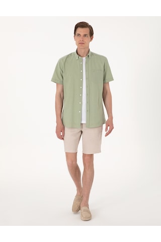 Pierre Cardin Erkek Bej Şort / Bermuda 50301780-vr011 Bej