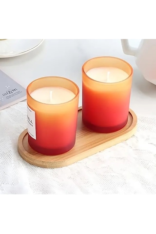 1 Adet Bambu Oval Sunum Ve Servis Tepsisi Ahşap Tepsi Yağdanlık Altlığı Diğer