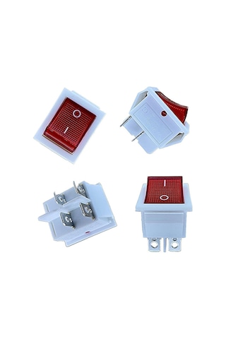 Ic-104b Geniş Işıklı Anahtar On-off Beyaz Kasa Diğer