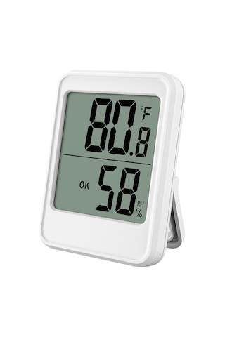 Xindoker Ev İçi Dijital Sicaklık Ve Nem Ölçer Mc40 Beyaz - Profesyonel Sensör, Kolay Okuma Ekranı, 3 Yükleme Şekli, Konfor Durumu İkonu