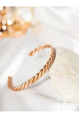 Bakır Concept Rose Mat Bakır Bileklik Çok Renkli