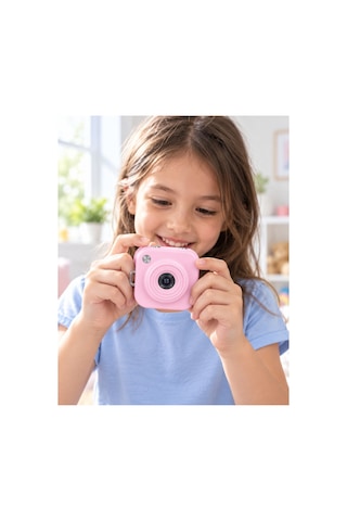 Pembe Renk 2,01 İnç Ekranlı Taşınabilir Mini Dijital Fotoğraf Makinesi Tkndhmngo Çok Renkli