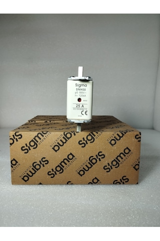 Snh00ı0025 120ka 25a Nh00 Çift Göstergeli Bıçaklı Sigorta