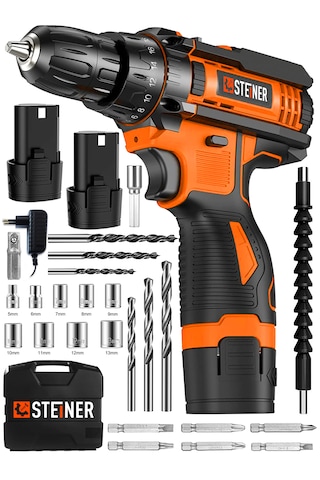 Steiner AR-128VF Li-ion T Çift Akülü Şarjlı Vidalama