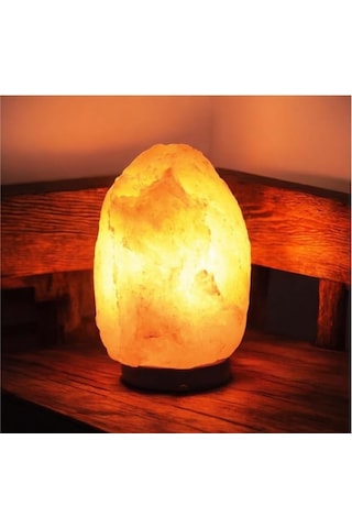 Tuz Lambası Himalaya Kaya Tuzu Gece Lambası 1-2 Kg Tuz, 1-2 Kg