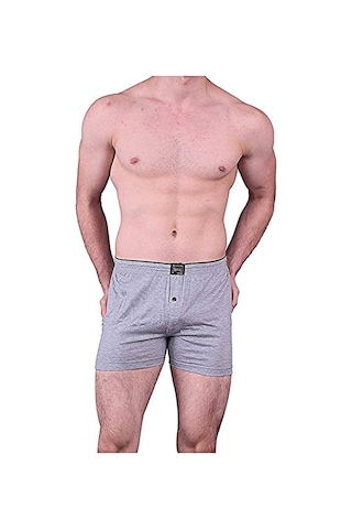Anıt 1146 Erkek Düğmeli Boxer 3'Lü