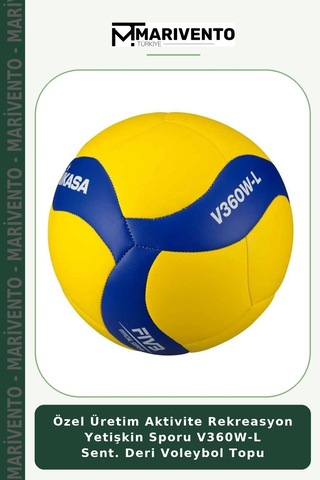Özel Üretim Aktivite Rekreasyon Yetişkin Sporu V360w-l Sent. Deri Voleybol Topu Çok Renkli