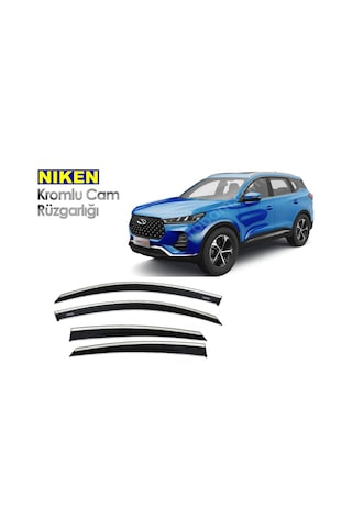 Chery Tiggo 7 Pro Krom Cam Rüzgarlığı Niken Marka 2020 Sonrası