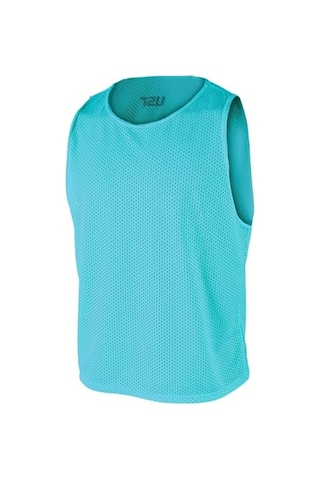 Usr Antrenman Yeleği Fileli Turkuaz Küçük Boy - Bib 10 Lu Paket Beyaz - Gri