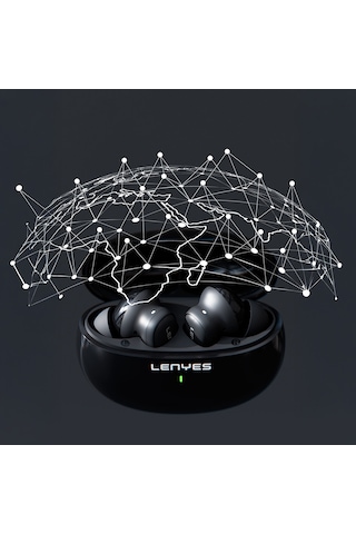 Lenyes Air 56 ANC Bluetooth 5.3 Kulak İçi Kulaklık Siyah